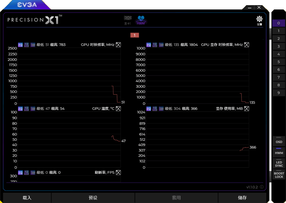 EVGA Precision X1特色